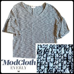 🆕ModCloth-Everly peplum sleeve sweater